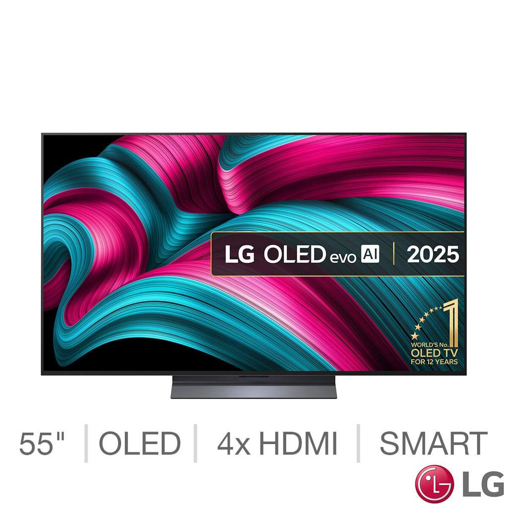LG OLED55C55LA.AEK 55 Inch OLED 4K Ultra HD Smart TV - 5 Year Warranty + Claim A Further £100 Cashback From LG - Instore
